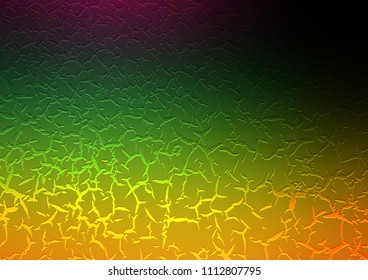 Dark Multicolor, Rainbow vector template with abstract lines. Glitter abstract illustration with wry lines. Marble style for your business design.