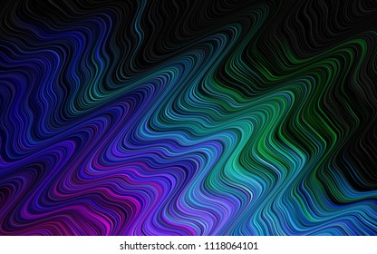 Dark Multicolor, Rainbow vector template with lava shapes. Brand new colored illustration in marble style with gradient. Marble design for your web site.