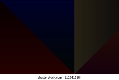 Dark Multicolor, Rainbow vector template with rainbow of colours. Colorful gradient set with collection of rainbow colors. Pattern of colors for designers of booklets, leaflets.