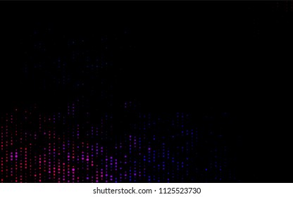 Dark Multicolor, Rainbow vector  template with circles. Blurred bubbles on abstract background with colorful gradient. Beautiful design for your business natural advert.