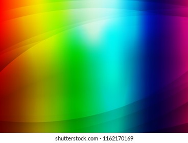 Dark Multicolor, Rainbow vector template with repeated sticks. Decorative shining illustration with lines on abstract template. Best design for your ad, poster, banner.