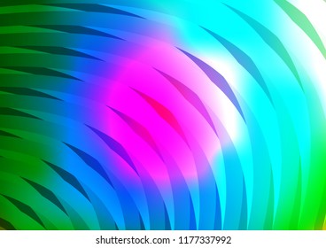 Dark Multicolor, Rainbow vector template with repeated sticks. Glitter abstract illustration with colored sticks. The pattern can be used for busines ad, booklets, leaflets