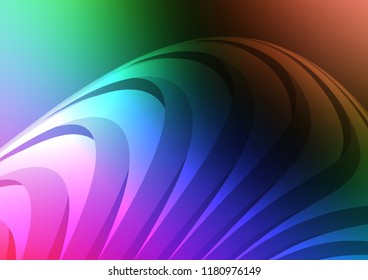 Dark Multicolor, Rainbow vector template with repeated sticks. Decorative shining illustration with lines on abstract template. The pattern can be used for websites.