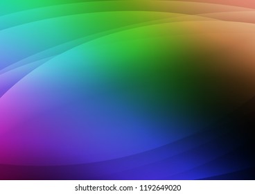 Dark Multicolor, Rainbow vector template with repeated sticks. Modern geometrical abstract illustration with staves. Best design for your ad, poster, banner.