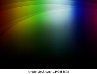 Dark Multicolor, Rainbow vector template with repeated sticks. Blurred decorative design in simple style with lines. The pattern can be used for busines ad, booklets, leaflets