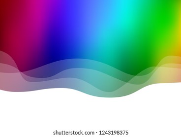 Dark Multicolor, Rainbow vector template with bubble shapes. A completely new color illustration in marble style. A new texture for your  ad, booklets, leaflets.