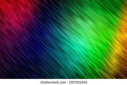 Dark Multicolor, Rainbow vector template with bubble shapes. Blurred geometric sample with gradient bubbles.  The best blurred design for your business.