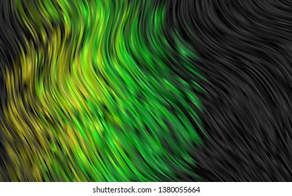Dark Multicolor, Rainbow vector template with lava shapes. A sample with blurred bubble shapes. A completely new marble design for your business.