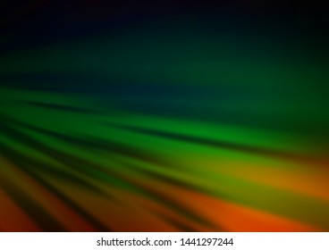 Dark Multicolor, Rainbow vector template with repeated sticks. Shining colored illustration with narrow lines. Smart design for your business advert.