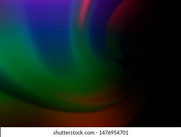 Dark Multicolor, Rainbow vector template with bubble shapes. Geometric illustration in marble style with gradient.  A completely new marble design for your business.