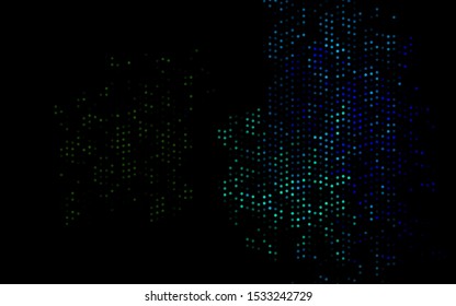 Dark Multicolor, Rainbow vector template with circles. Blurred decorative design in abstract style with bubbles. Pattern for ads, leaflets.