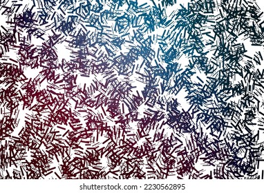 Dark multicolor, rainbow vector template with repeated sticks. Modern geometrical abstract illustration with staves. Smart design for your business advert.