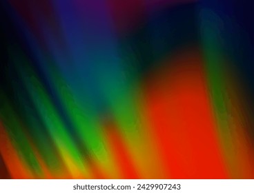 Dark Multicolor, Rainbow vector template with bubble shapes. Creative geometric illustration in marble style with gradient. A completely new marble design for your business.