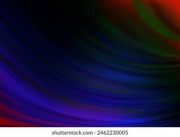 Dark Multicolor, Rainbow vector template with bubble shapes. Colorful abstract illustration with gradient lines. Pattern for your business design.