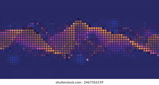 Dark Multicolor, Rainbow vector template with circles. Abstract illustration with colored bubbles in nature style. Completely new template for your brand book.