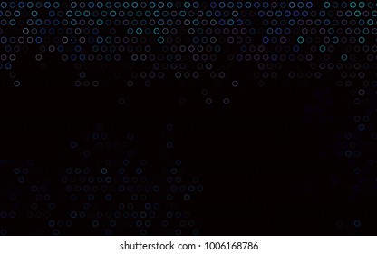 Dark Multicolor, Rainbow vector  texture with disks. Blurred decorative design in abstract style with bubbles. New design for ad, poster, banner of your website.
