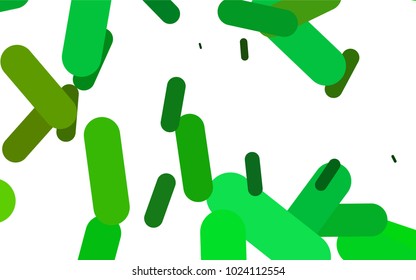 Dark Multicolor, Rainbow vector texture with colored capsules. Modern geometrical abstract illustration with staves. Smart design for your business advert.