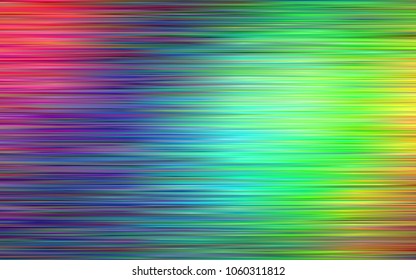 Dark Multicolor, Rainbow vector texture with colored lines. Blurred decorative design in simple style with lines. The pattern can be used as ads, poster, banner for commercial.