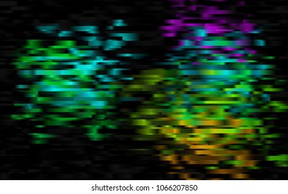 Dark Multicolor, Rainbow vector texture with colored lines. Blurred decorative design in simple style with lines. Smart design for your business advert.