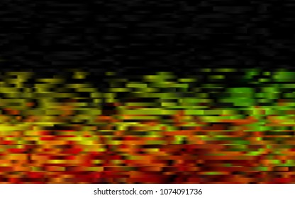 Dark Multicolor, Rainbow vector texture with colored lines. Modern geometrical abstract illustration with staves. The pattern can be used as ads, poster, banner for commercial.