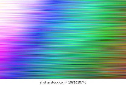 Dark Multicolor, Rainbow vector texture with colored lines. Modern geometrical abstract illustration with staves. Smart design for your business advert.