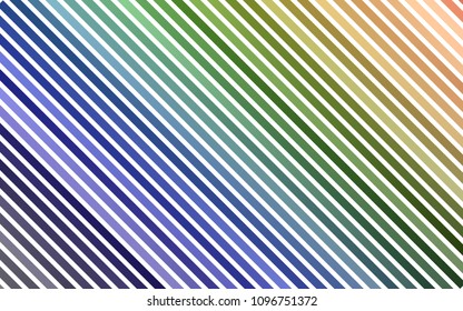 Dark Multicolor, Rainbow vector texture with colored lines. Lines on blurred abstract background with gradient. The template can be used as a background.