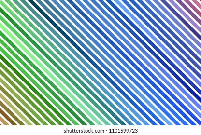 Dark Multicolor, Rainbow vector texture with colored lines. Lines on blurred abstract background with gradient. Smart design for your business advert.