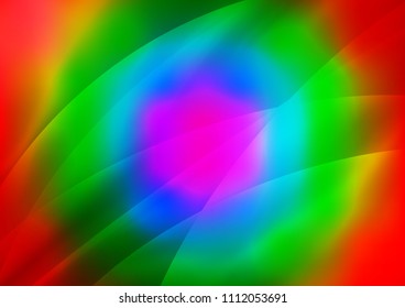 Dark Multicolor, Rainbow vector texture with colored lines. Modern geometrical abstract illustration with staves. The template can be used as a background.