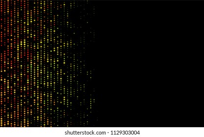 Dark Multicolor, Rainbow vector  texture with disks. Beautiful colored illustration with blurred circles in nature style. Pattern can be used as texture of water, rain drops.