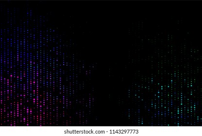 Dark Multicolor, Rainbow vector  texture with disks. Beautiful colored illustration with blurred circles in nature style. The pattern can be used for aqua ad, booklets.