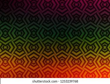 Dark Multicolor, Rainbow vector texture with colored lines. Shining colored illustration with narrow lines. Best design for your ad, poster, banner.