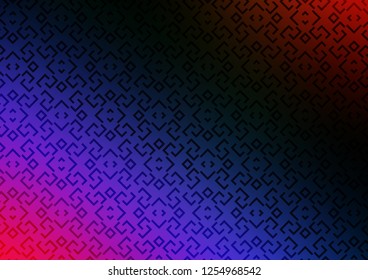 Dark Multicolor, Rainbow vector texture with colored lines. Glitter abstract illustration with colored sticks. Best design for your ad, poster, banner.