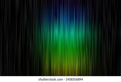 Dark Multicolor, Rainbow vector texture with colored lines. Decorative shining illustration with lines on abstract template. Pattern for business booklets, leaflets.