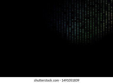 Dark Multicolor, Rainbow vector texture with colorful hexagons. Illustration with set of colorful hexagons. Beautiful design for your business advert.