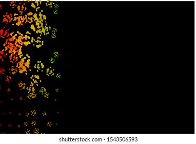 Dark Multicolor, Rainbow vector texture with random forms. Modern abstract illustration with colorful random forms. Best smart design for your business.