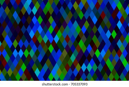 Dark Multicolor, Rainbow vector triangle mosaic template. Geometric illustration in Origami style with gradient.  A completely new template for your business design.