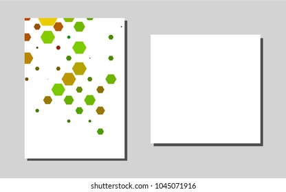 Dark Multicolor, Rainbowvector background for presentations. Beautiful colored sample in A4 size. Pattern for beautiful business cards, folders.