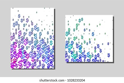 Dark Multicolor, Rainbowvector banner for websites. Glitter abstract design concept with text box. New design for a poster, banner of your website.