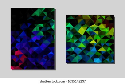Dark Multicolor, Rainbowvector banner for websites. Beautiful colored sample in A4 size. Pattern for ads, leaflets, labels of your business.