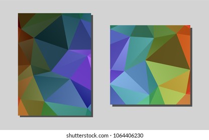 Dark Multicolor, Rainbowvector banner for websites. Modern abstract design concept with colorful gradient. The pattern can be used for any ad, booklets.