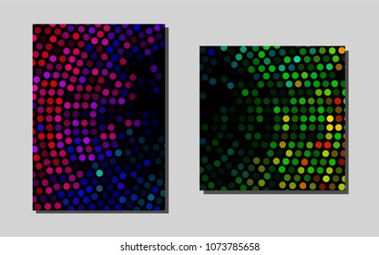 Dark Multicolor, Rainbowvector banner for websites. Modern abstract design concept with colorful gradient. Beautiful design for cover of notepads.