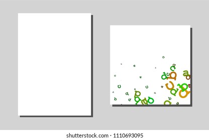 Dark Multicolor, Rainbowvector banner for websites. Booklet with textbox on colorful abstract background. Pattern for ads, leaflets, labels of your business.