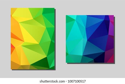 Dark Multicolor, Rainbowvector brochure for ui, ux design. Glitter abstract design concept with text box. Pattern for beautiful business cards, folders.