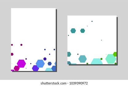 Dark Multicolor, Rainbowvector brochure for ui, ux design. Glitter abstract design concept with text box. Pattern for ads, leaflets, labels of your business.