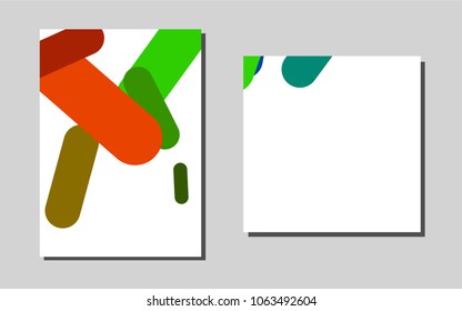 Dark Multicolor, Rainbowvector brochure for ui, ux design. Glitter abstract design concept with text box. Pattern for ads, leaflets, labels of your business.