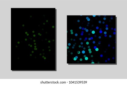Dark Multicolor, Rainbowvector cover for Envelopes. Modern abstract design concept with colorful gradient. The pattern can be used for any ad, booklets.