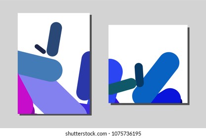 Dark Multicolor, Rainbowvector layout for Leaflets. Booklet with textbox on colorful abstract background. Completely new template for your brand book.