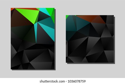 Dark Multicolor, Rainbowvector pattern for posters. Blurred decorative design in abstract style with textbox. Pattern for ads, leaflets, labels of your business.