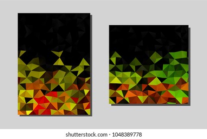 Dark Multicolor, Rainbowvector pattern for posters. Web interface on abstract background with colorful gradient. Completely new template for your brand book.