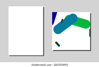 Dark Multicolor, Rainbowvector template for landing pages. Glitter abstract design concept with text box. Pattern can be used as a template for calendars.